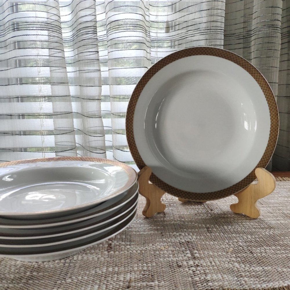 VTG Favolina 6 Gold Gilded Pattern Bowl, Poland